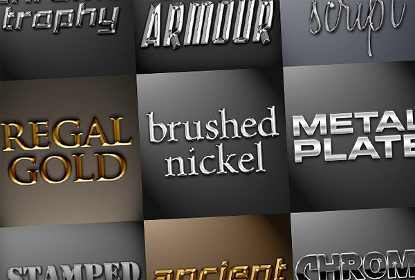 metal style photoshop free download